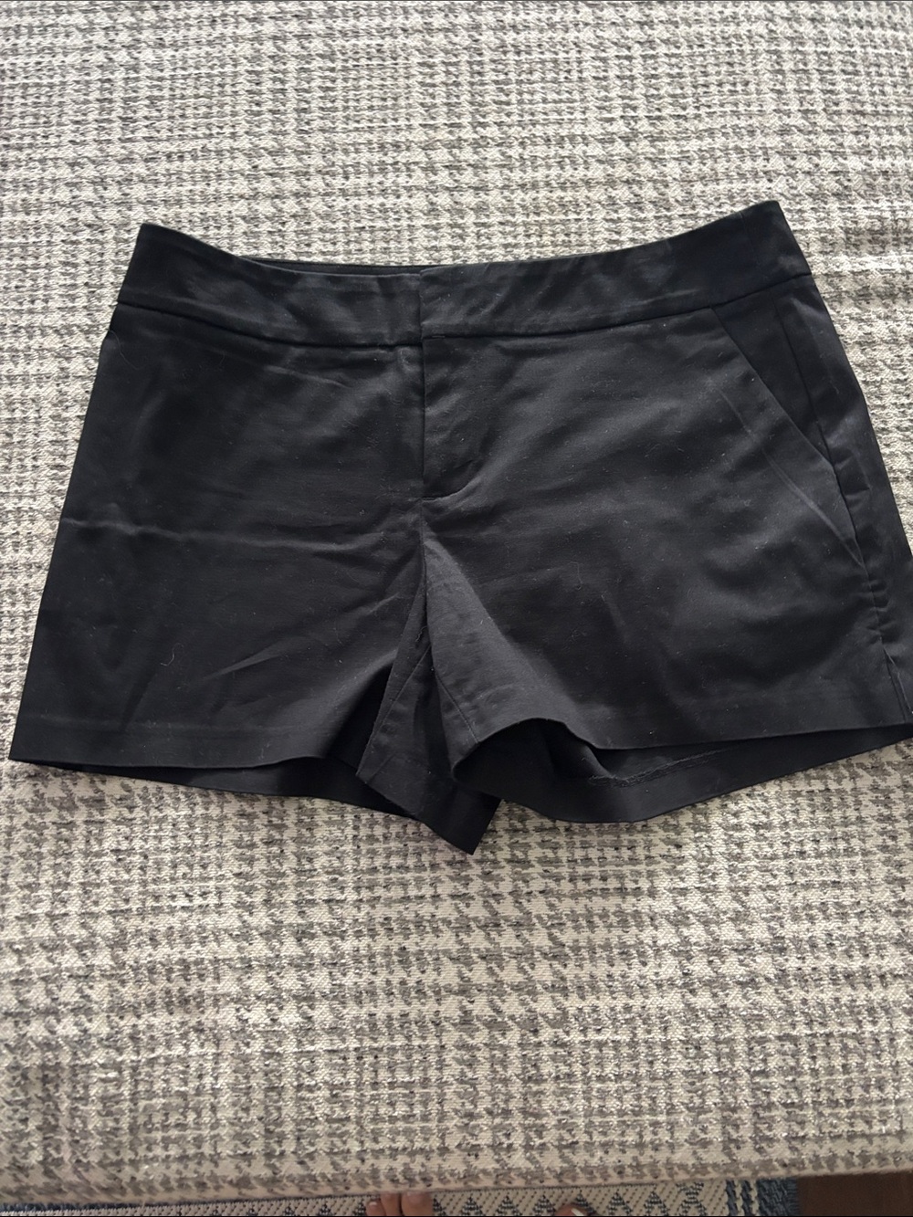 Maison Jules Black Stretch Knit Women's Shorts